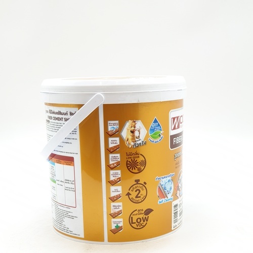 Woodtect วูดเทค เดคกิ้งไฟเบอร์ซีเมนต์ FD-505 ด้าน 1กล. สีไม้โอ๊ค