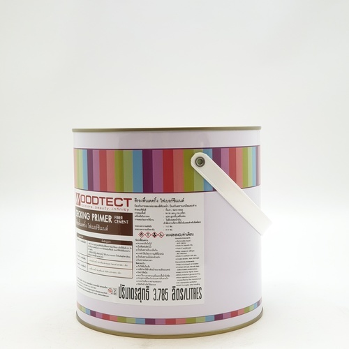 Woodtect วูดเทค สีรองพื้น เดคกิ้งไฟเบอร์ซีเมนต์ CP-500 สูตรน้ำมัน 1กล. สีใส