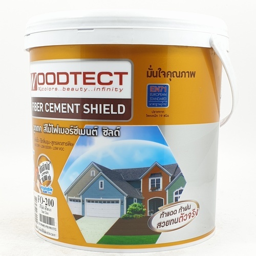 Woodtect วูดเทค ไฟเบอร์ซีเมนต์ FO-200 เงา 1กล. สีใส