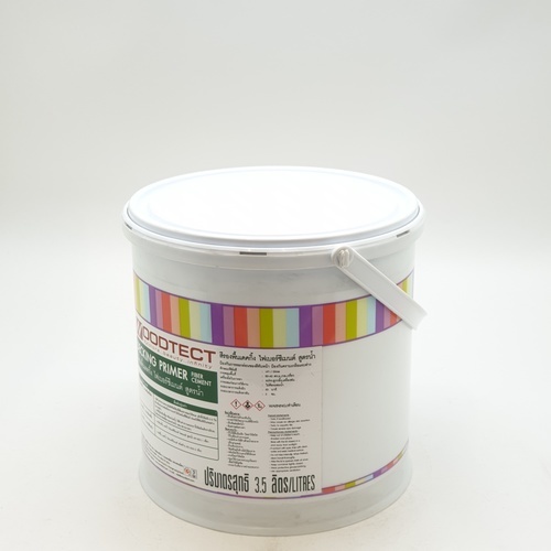 Woodtect วูดเทค สีรองพื้น เดคกิ้งไฟเบอร์ซีเมนต์ FP-501 สูตรน้ำ 1กล. สีใส