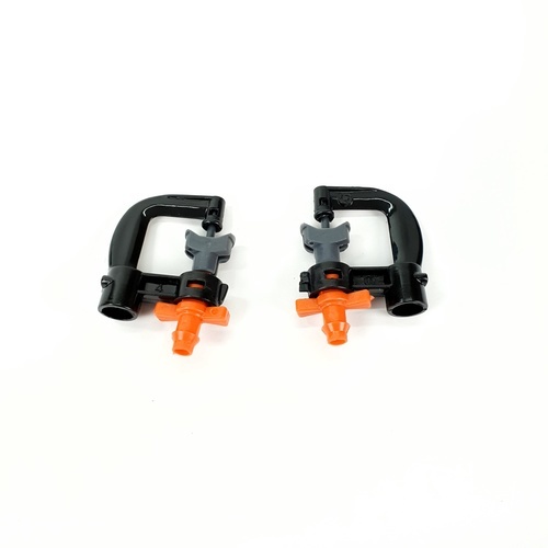 Super Products Pro-2 200 หัวมินิสปริงเกลอร์ ชนิดต่อท่อไมโคร 4 มม.สีส้ม 200ลิตร/ชม.(แพ็ค10)