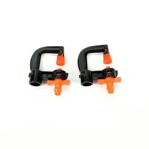 Super Products Pro-6 200 หัวมินิสปริงเกลอร์ ชนิดต่อท่อไมโคร 4 มม. สีส้ม 200ลิตร/ชม. (แพ็ค10)