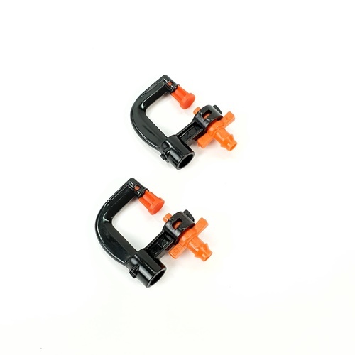 Super Products Pro-6 200 หัวมินิสปริงเกลอร์ ชนิดต่อท่อไมโคร 4 มม. สีส้ม 200ลิตร/ชม. (แพ็ค10)