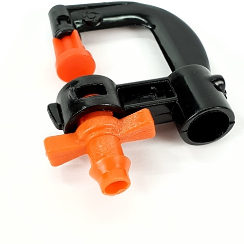 Super Products Pro-6 200 หัวมินิสปริงเกลอร์ ชนิดต่อท่อไมโคร 4 มม. สีส้ม 200ลิตร/ชม. (แพ็ค10)