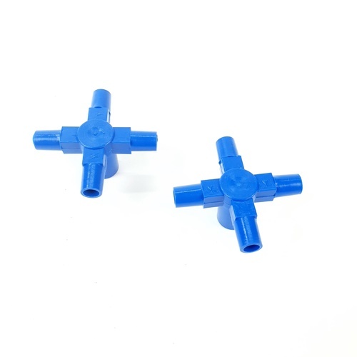 Super Products Fog Cross ข้อต่อสี่ทาง (5 ตัว/แพ็ค)