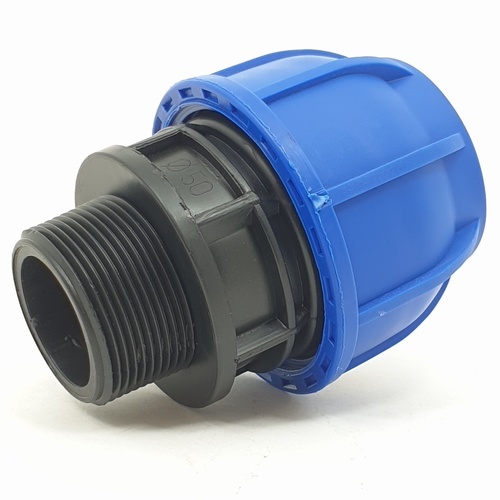 Super Products 205 ข้อต่อตรงเกลียวนอก 50 มม.x 1 1/2 นิ้ว