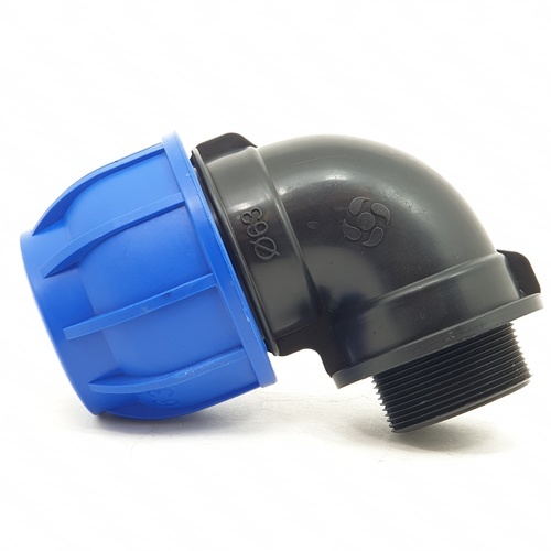 Super Products 230 ข้องอ 90 องศา เกลียวนอก 63 มม.x 2 นิ้ว