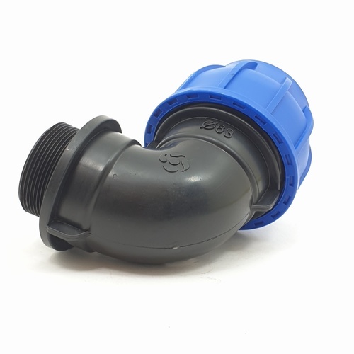 Super Products 230 ข้องอ 90 องศา เกลียวนอก 63 มม.x 2 นิ้ว