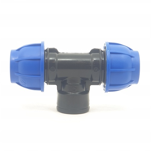 Super Products 246 ข้อต่อสามทาง เกลียวใน 32 มม. x 1 นิ้ว