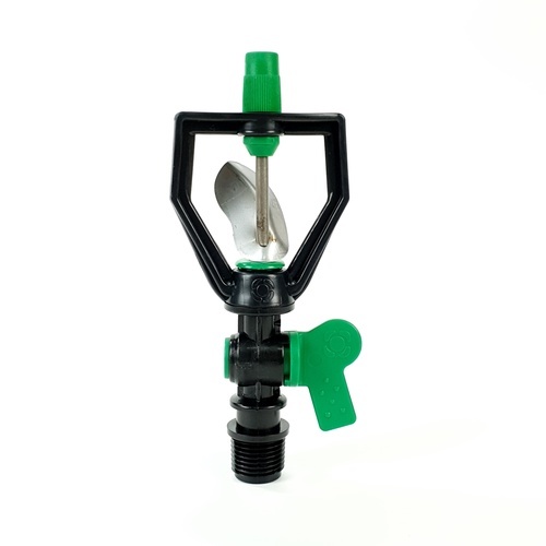 Super Products SMV-6 หัวสปริงเกลอร์ใบพัดสแตนเลสพร้อมวาล์ว 1/2 (5 หน่วย/แพ็ค)