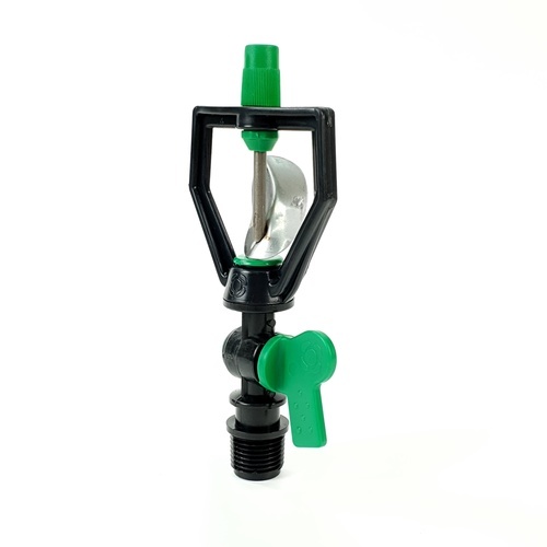 Super Products SMV-6 หัวสปริงเกลอร์ใบพัดสแตนเลสพร้อมวาล์ว 1/2 (5 หน่วย/แพ็ค)