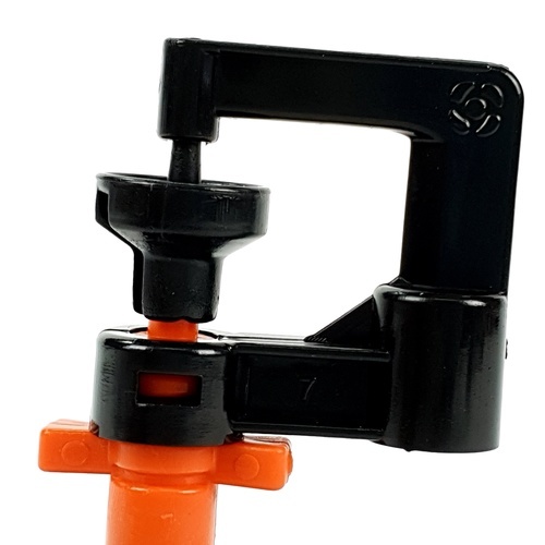 Super Products RAINNY-M 200 หัวมินิสปริงเกลอร์ +ฝาครอบเกลียวใน 1/2นิ้ว. สีส้ม 200ลิตร/ชม. (แพ็ค5)