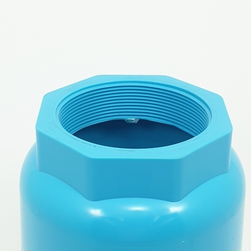 Super Products BFV-N ฟุตวาล์ว PVC สีฟ้า 3 นิ้ว ชนิดลิ้นพลาสติก