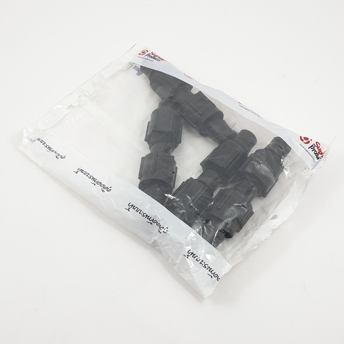 Super Products SNC 36 ข้อต่อกลางเทปน้ำพุ่ง พร้อมฝาล็อคเทป (5 ตัว/แพ็ค)