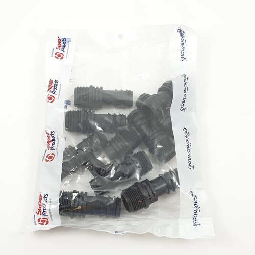 Super Products SM 2534 ข้อต่อแปลง เกลียวนอก 25 มม. x 3/4 (10 ตัว/แพ็ค)