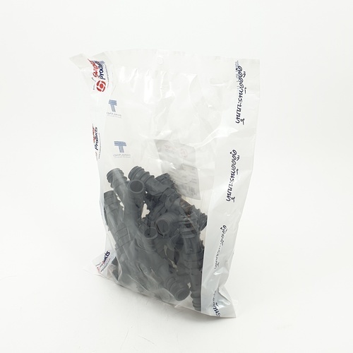 Super Products TE 20 ข้อต่อสามทาง 20 มม. (10 ตัว/แพ็ค)