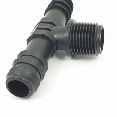 Super Products TM สามทางแปลง เกลียวนอก 20 x 1/2 x 20 (10 ตัว/แพ็ค)