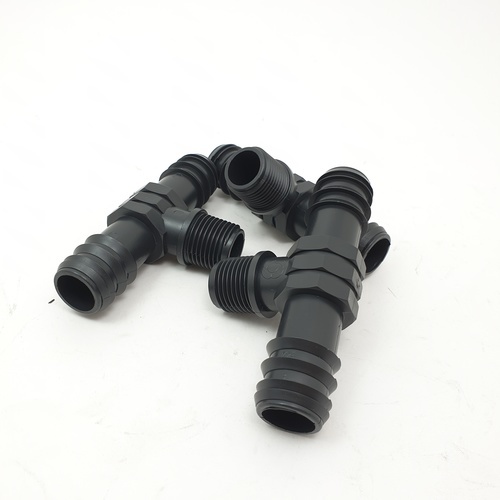 Super Products TM สามทางแปลง เกลียวนอก 25 x 1/2 x 25 (10 ตัว/แพ็ค)