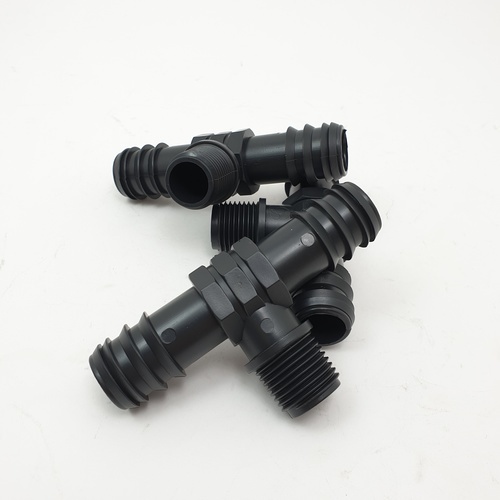 Super Products TM สามทางแปลง เกลียวนอก 25 x 1/2 x 25 (10 ตัว/แพ็ค)