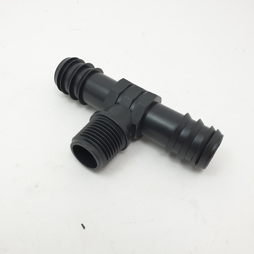 Super Products TM สามทางแปลง เกลียวนอก 25 x 1/2 x 25 (10 ตัว/แพ็ค)