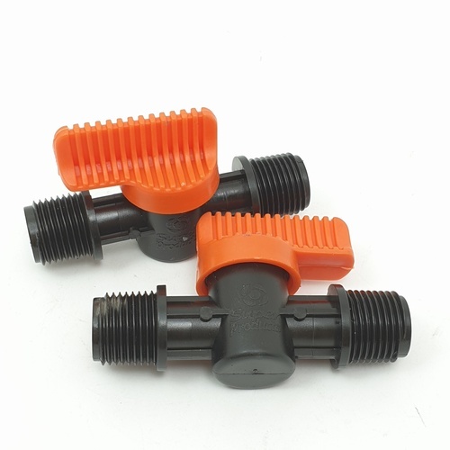 Super Products LV12 วาล์วเกลียวสองข้าง ขนาด 1/2 นิ้ว (5 ตัว/แพ็ค)