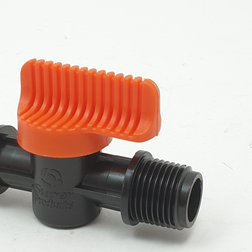 Super Products LV12 วาล์วเกลียวสองข้าง ขนาด 1/2 นิ้ว (5 ตัว/แพ็ค)