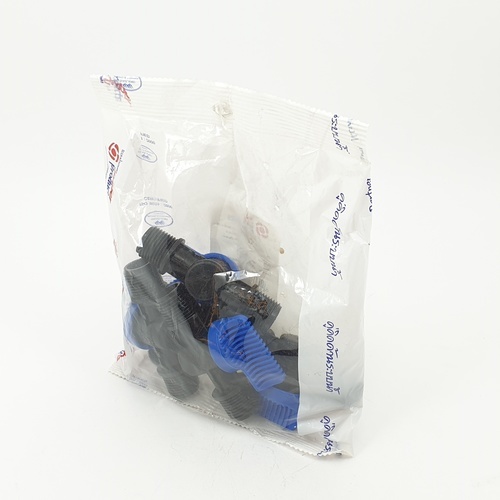 Super Products LV O-12 วาล์วเกลียวสองข้าง ขนาด 1/2 นิ้ว แบบมีโอริง (5 ตัว/แพ็ค)