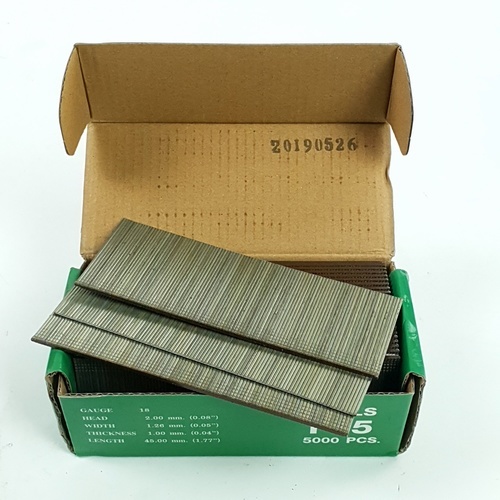 KING ตะปูปืนลมขาเดี่ยวยิงไม้ 45mm.รุ่น F45 5000นัด สีเขียว