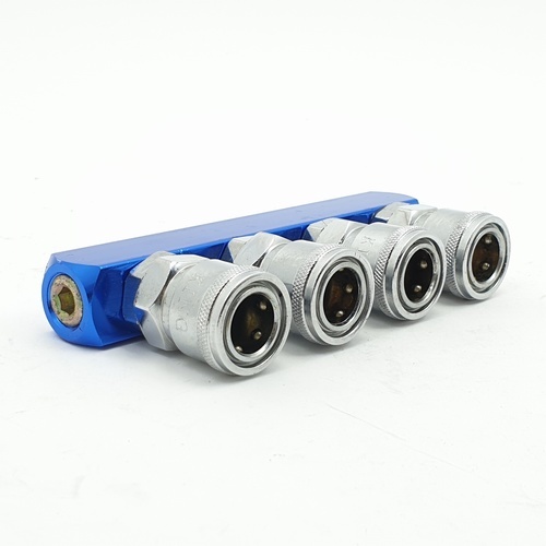 KING ข้อต่อลมตรง 4 ทาง