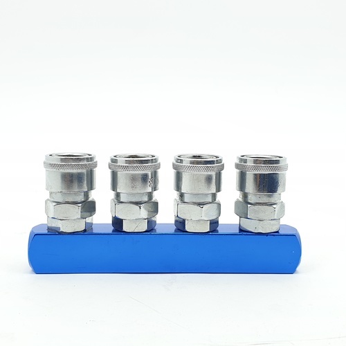 KING ข้อต่อลมตรง 4 ทาง