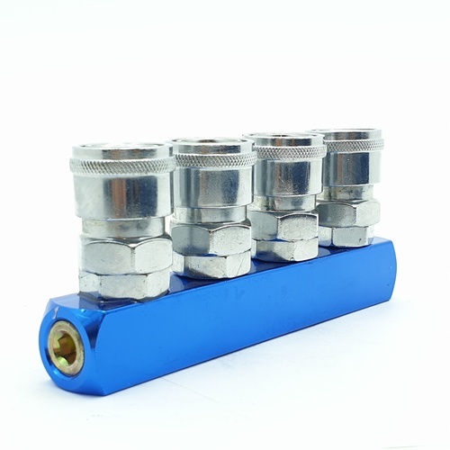 KING ข้อต่อลมตรง 4 ทาง