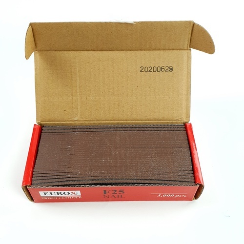 EUROX ตะปูปืนลมขาเดี่ยวยิงไม้ 25mm.รุ่น F25 สีแดง