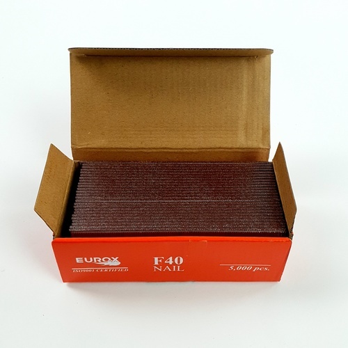 EUROX ตะปูปืนลมขาเดี่ยวยิงไม้ 40mm.รุ่น F40 สีแดง