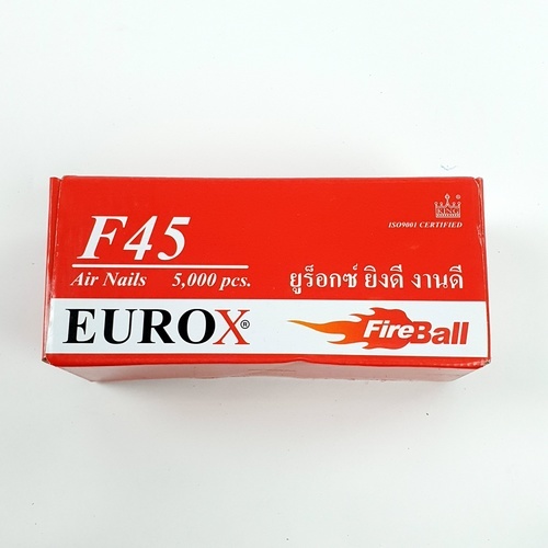 EUROX ตะปูปืนลมขาเดี่ยวยิงไม้ 45mm.รุ่น F45 สีแดง