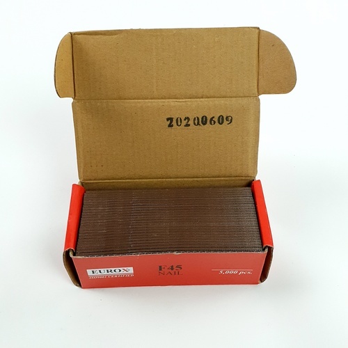 EUROX ตะปูปืนลมขาเดี่ยวยิงไม้ 45mm.รุ่น F45 สีแดง