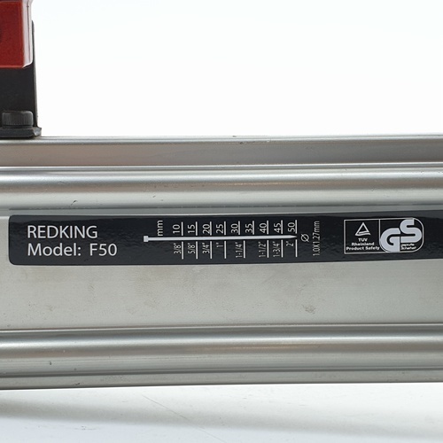 REDKING ปืนลมยิงตะปูขาเดี่ยว รุ่น F50 สีแดง-ดำ