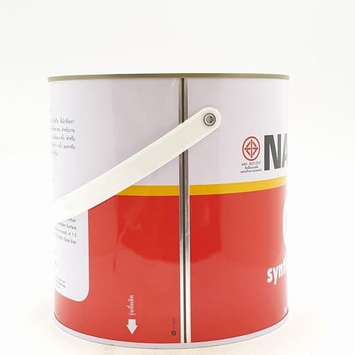 National สีเคลือบน้ำมัน เงา 208 แกลลอน สีน้ำตาลแดง