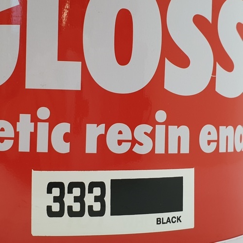 National สีเคลือบน้ำมัน เงา 333 แกลลอน สีดำ