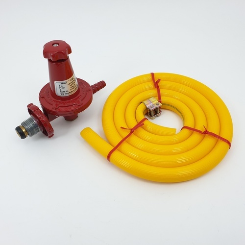 LUCKY FRAME หัวปรับแรงดันสูงพร้อมสาย L-323P สีแดง