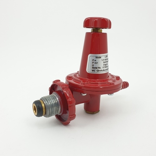 LUCKY FRAME หัวปรับแรงดันสูงพร้อมสาย L-323P สีแดง