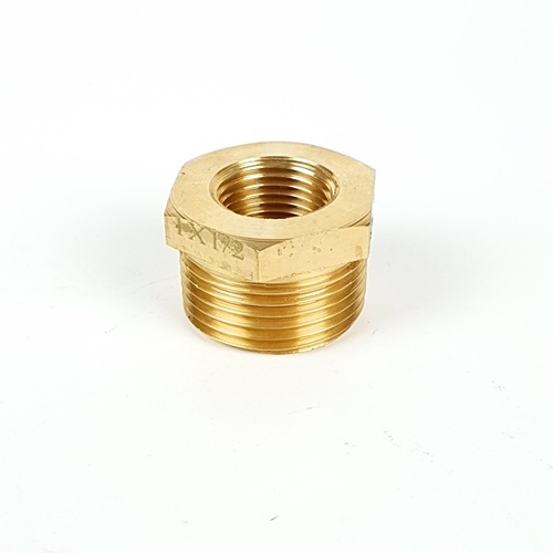 ANA ข้อต่อลดเหลี่ยมทองเหลือง 1x1/2 รุ่น TP-BU314