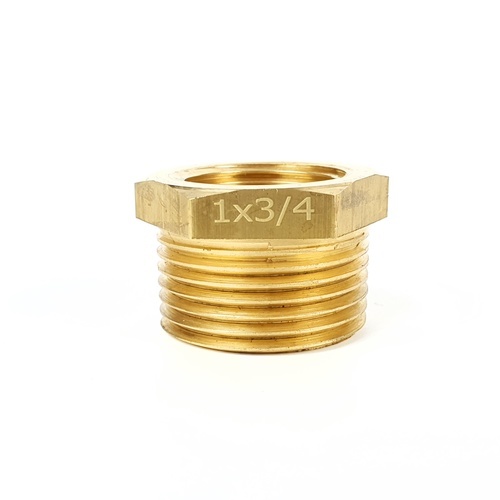 ANA ข้อต่อลดเหลี่ยมทองเหลือง 1x3/4 รุ่น TP-BU314