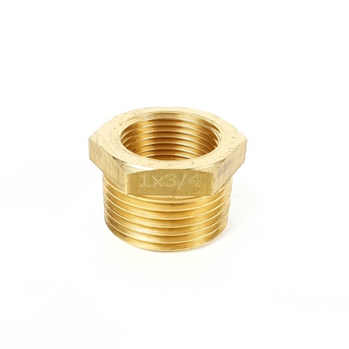 ANA ข้อต่อลดเหลี่ยมทองเหลือง 1x3/4 รุ่น TP-BU314