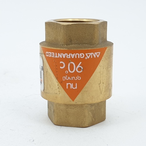 ANA เช็ควาล์วสปริงทองเหลือง 1/2