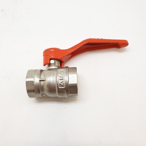 ANA บอลวาล์วทองเหลือง รูบี๊ก 3/4 รุ่น BV114 ด้ามสีส้ม