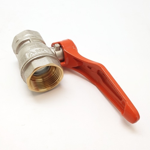 ANA บอลวาล์วทองเหลือง รูบี๊ก 3/4 รุ่น BV114 ด้ามสีส้ม