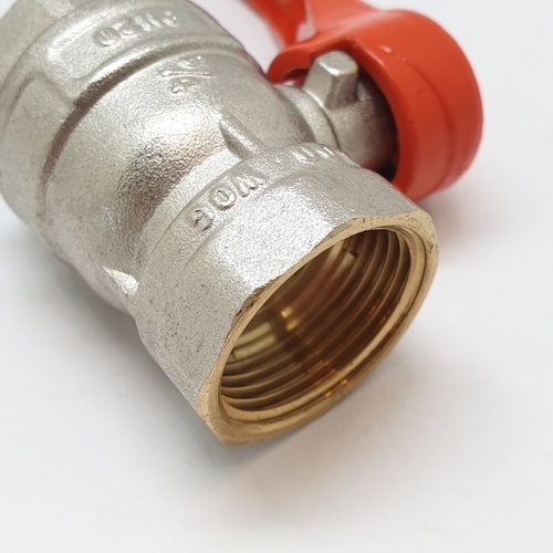 ANA บอลวาล์วทองเหลือง รูบี๊ก 3/4 รุ่น BV114 ด้ามสีส้ม