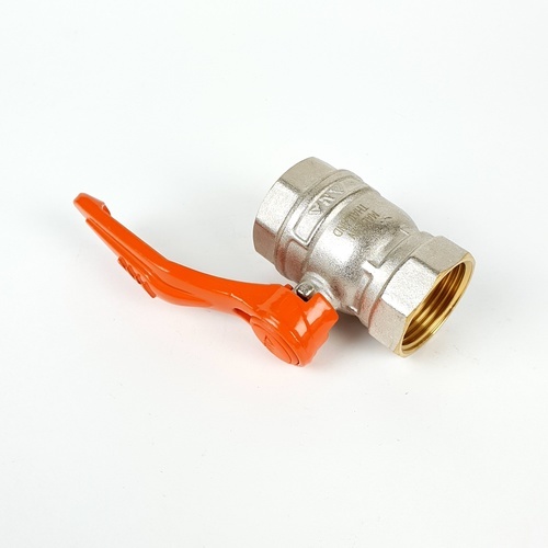 ANA บอลวาล์วทองเหลือง รูบี๊ก 1 รุ่น BV 114 ด้ามสีส้ม