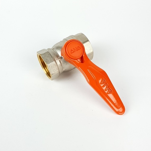 ANA บอลวาล์วทองเหลือง รูบี๊ก 1 รุ่น BV 114 ด้ามสีส้ม