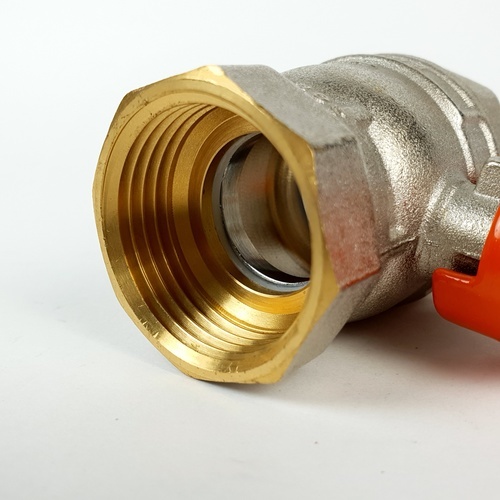 ANA บอลวาล์วทองเหลือง รูบี๊ก 1 รุ่น BV 114 ด้ามสีส้ม